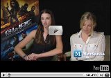 Rachel Nichols Video - GI JOE - Interview with Sienna Miller & Rachel Nichols