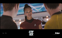 Zoe Saldana - Uhura of Star Trek